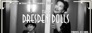 The Dresden Dolls London gig poster 2018