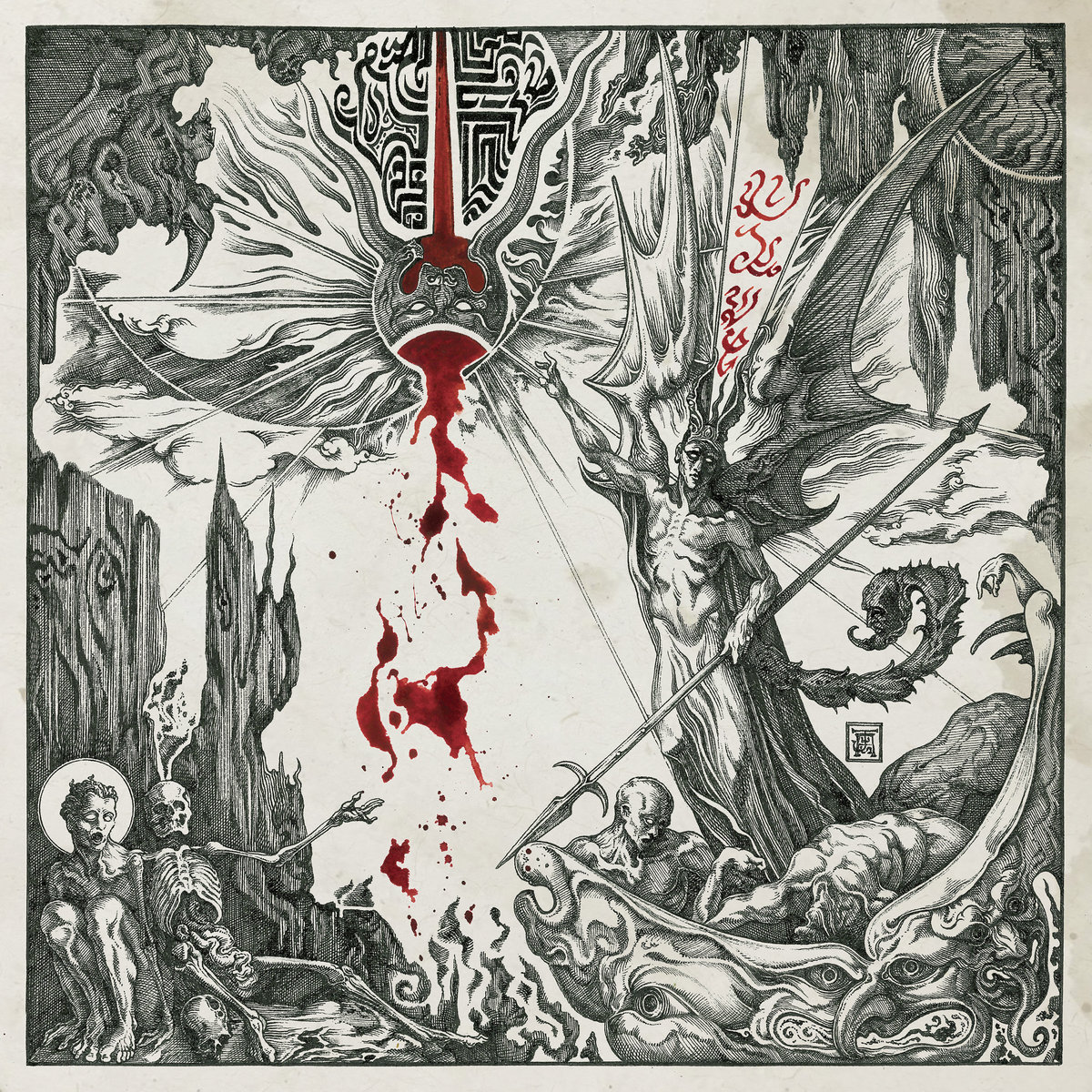 Enthroned cover