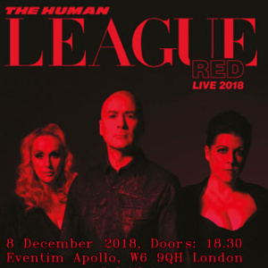Human League red live poster